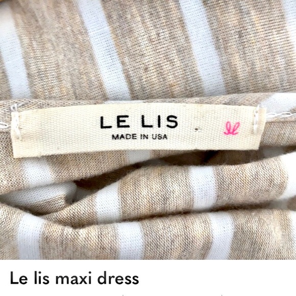 āLe lisā maxi dress. NEW Made in the USA. Tank drawstring waist. Classic comfort - Picture 3 of 3